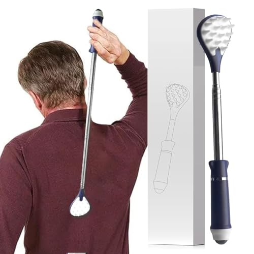 MAYCREATE® Back Scratcher 26 inches Retractable Back Scratcher Double Side Massager Stick with Magnetic Acupuncture Point Massager Ball MAYCREATE® Back Scratcher 26 inches Retractable Back Scratcher Double Side Massager Stick with Magnetic Acupuncture Point Massager Ball